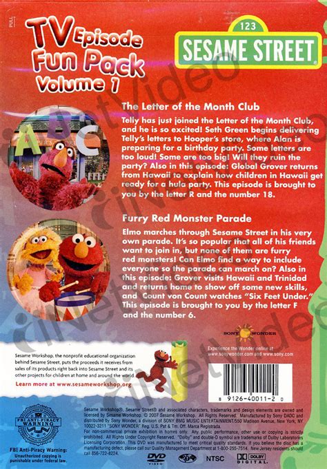 sesame street tv episodes dvd